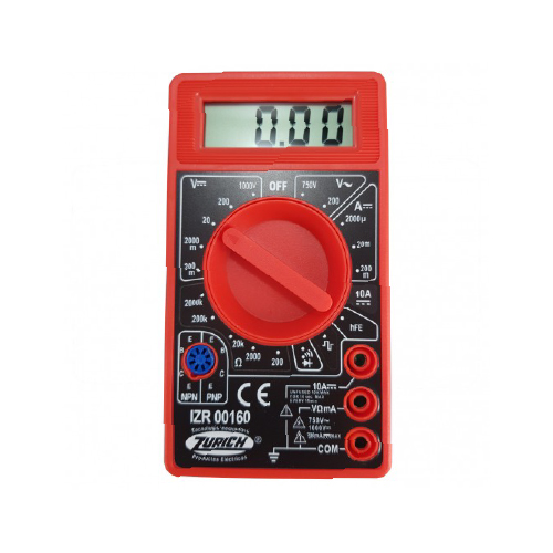 Multímetro digital con buzzer ZR-160